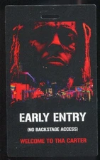 2023 Lil Wayne Concert Early Entry Laminate Pass