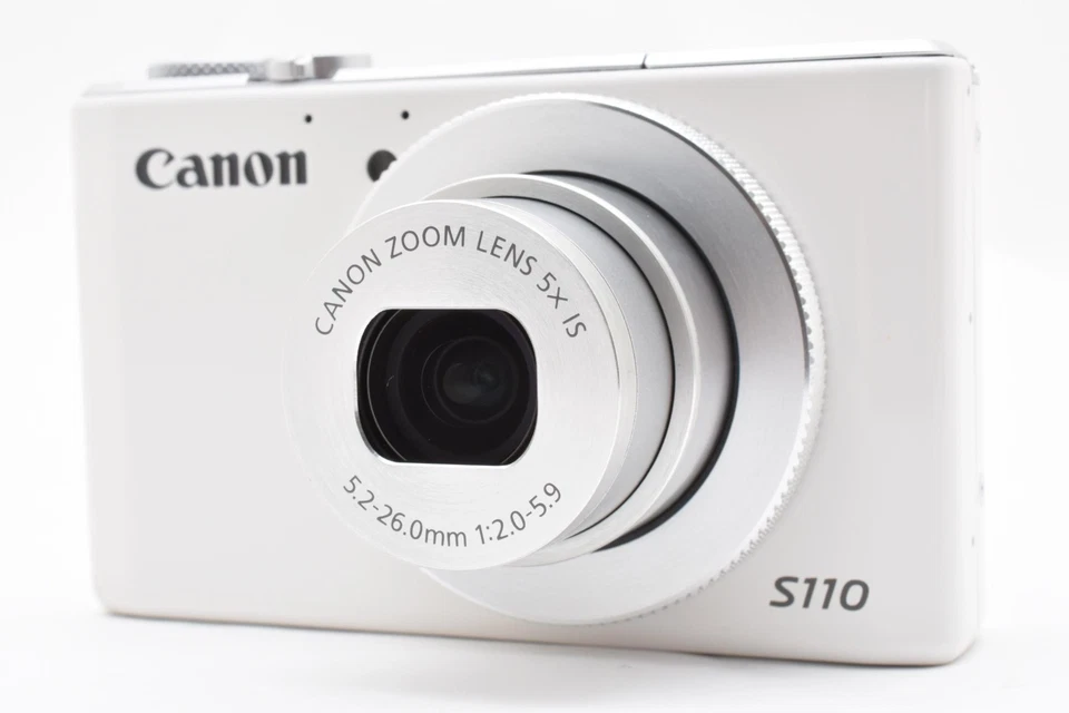 Exc+++ Canon PowerShot S110 12.1MP Digital Camera - White - Image 2 of 4