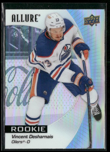 2023-24 Upper Deck Allure Vincent Desharnais RC #142 Edmonton Oilers - Picture 1 of 2