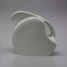 3.25” 5oz Fiesta White Linen Disc Miniature PITCHER CREAMER