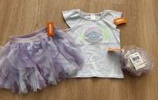 Gymboree NWT Outfit Seashell And Purse Bundle Sz 4t Beach Light Blue Light Purpl
