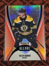 2025-26 UD Allure Hockey Riley Duran RC Red Rainbow #137 Bruins