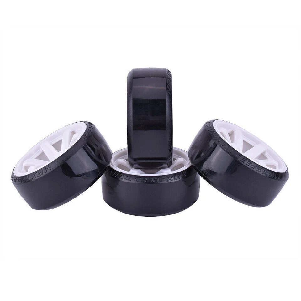 4 Stücke AUSTAR Felge Rad Reifen für 1/10 Traxxas HSP Tamiya HPI Kyosho RC Auto - Bild 4 von 4