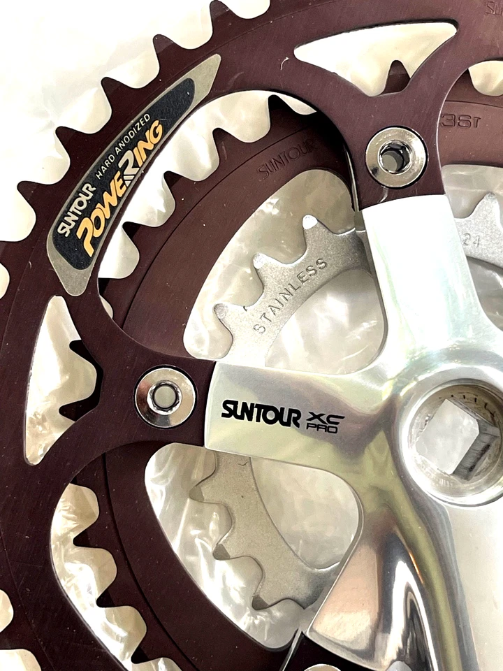 Juego de bielas Suntour XC Pro CW-XP01, 175 mm 46-36-24, nuevo en caja - sin aranceles basado en EE. UU. Foto 2 de 4