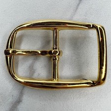 Vintage Gold Tone Simple Basic Belt Buckle for up to 1 Inch Belt
