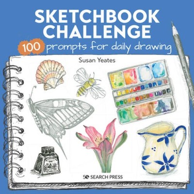 Sketchbook Challenge: 100 Prompts for Everyday Drawing - Paperback - GOOD