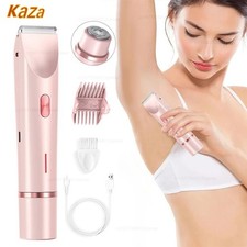 Women's Electric Bikini Trimmer Wet Dry Rechargeable Body Hair Shaver Razor
