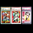 2020 TOM BRADY Prizm Red Ice & 2021 Prizm Red Ice PSA 10's &  2020 Pink PSA 10