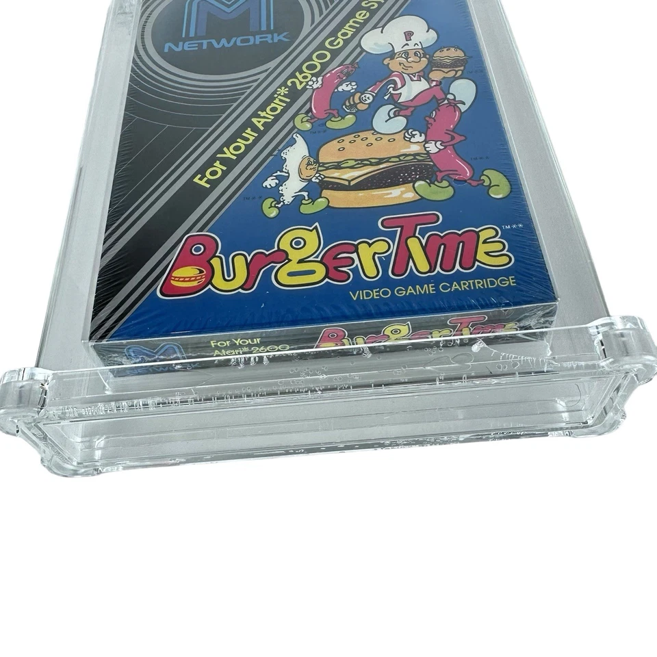 New Atari 2600 Burgertime WATA 8.5 Sealed 1982 Graded Game #4518 - Image 3 of 4