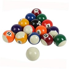 Billiard Balls Pool Balls Set, 1.5-Inch Mini Balls 1-1/2 Inch Mini Balls 