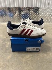 Adidas Samba OG White Victory Red Indigo Size 10.5 BRAND NEW W/ Box IH4881