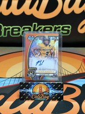 2024 Bowman U Chrome Football Luther Burden III 1st Orange Refractor Auto /25