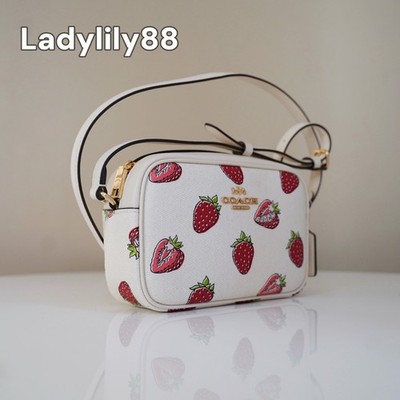 NWT Coach CBA80 CBA86 Mini Jamie Camera Bag In Signature Canvas