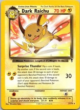 Dark Raichu (WotC Legendary Collection) PR #007/110 Rare MP Pokemon