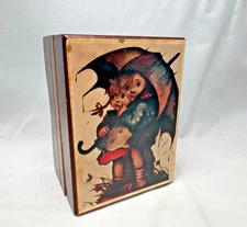 Vintage Sankyo Wooden Music Box Windup - Raindrops Keep Fallin' On My head Japan