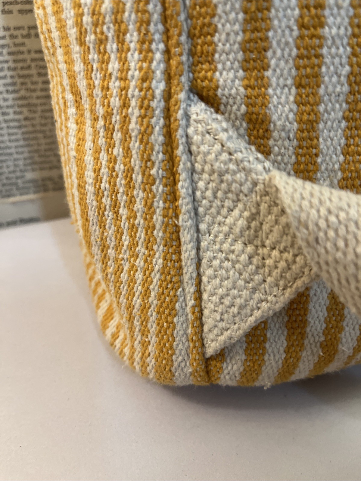 Universal Thread Striped Rucksack Backpack-Gold/Y… - image 8