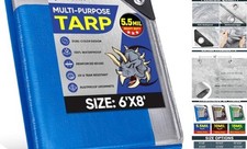 Heavy Duty Tarp Cover, Extra Thick Tarps Waterproof Tear and Rip Proof UV