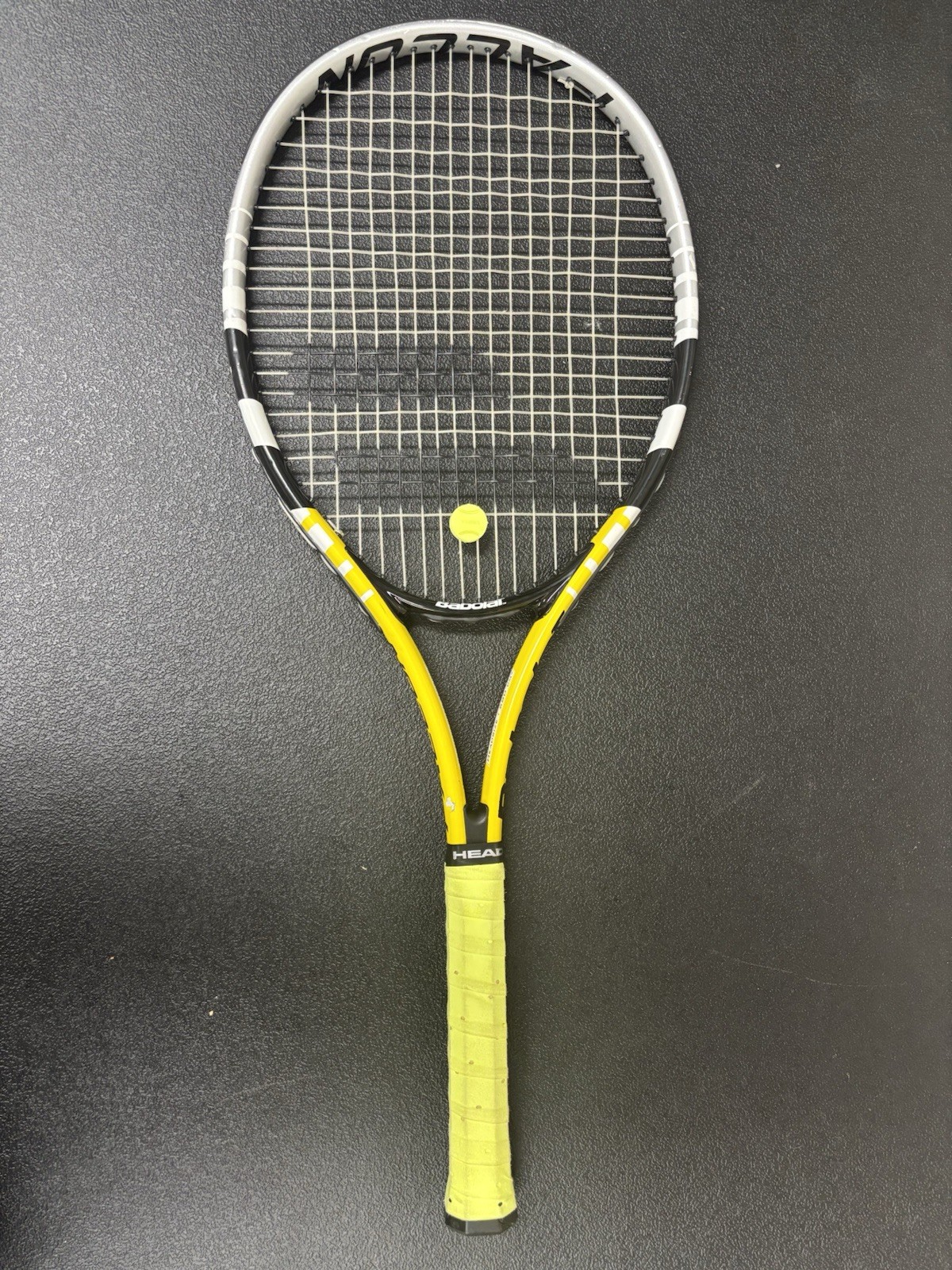 Babolat Falcon Tennis Racket 280g 680cm Sq Black & Yellow