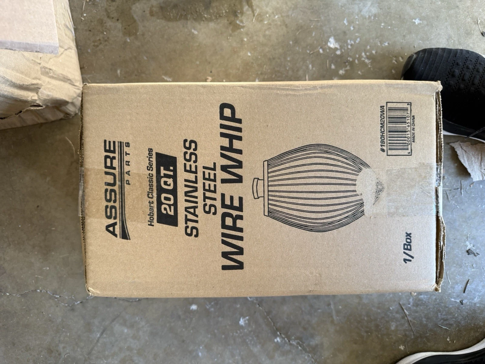NEW Stainless Steel Wire Whip for 20 Qt. twist on/off Assure Parts