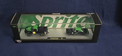 M2 Machines Sprite Coca-Cola 1974 Dodge W200 Power Wagon 1:64 Green/Black