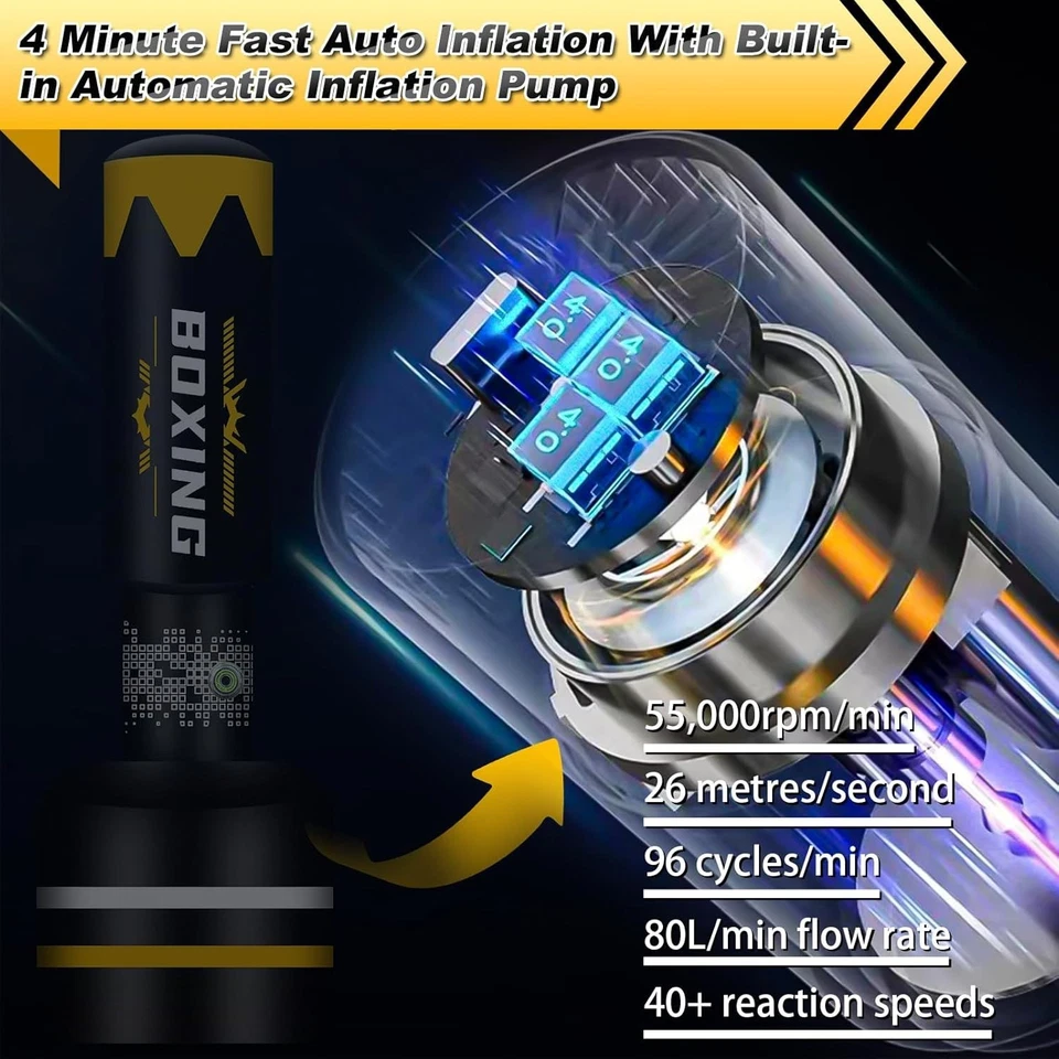 Upgrated Standing Punching Bag for Adults with Automatic Built in Air - image 2 of 4