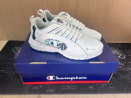 Sneakers Shoes CA100577M White/STW/DK.Green Size 10.5 Men Champion C Pace Epical - Picture 1 of 7