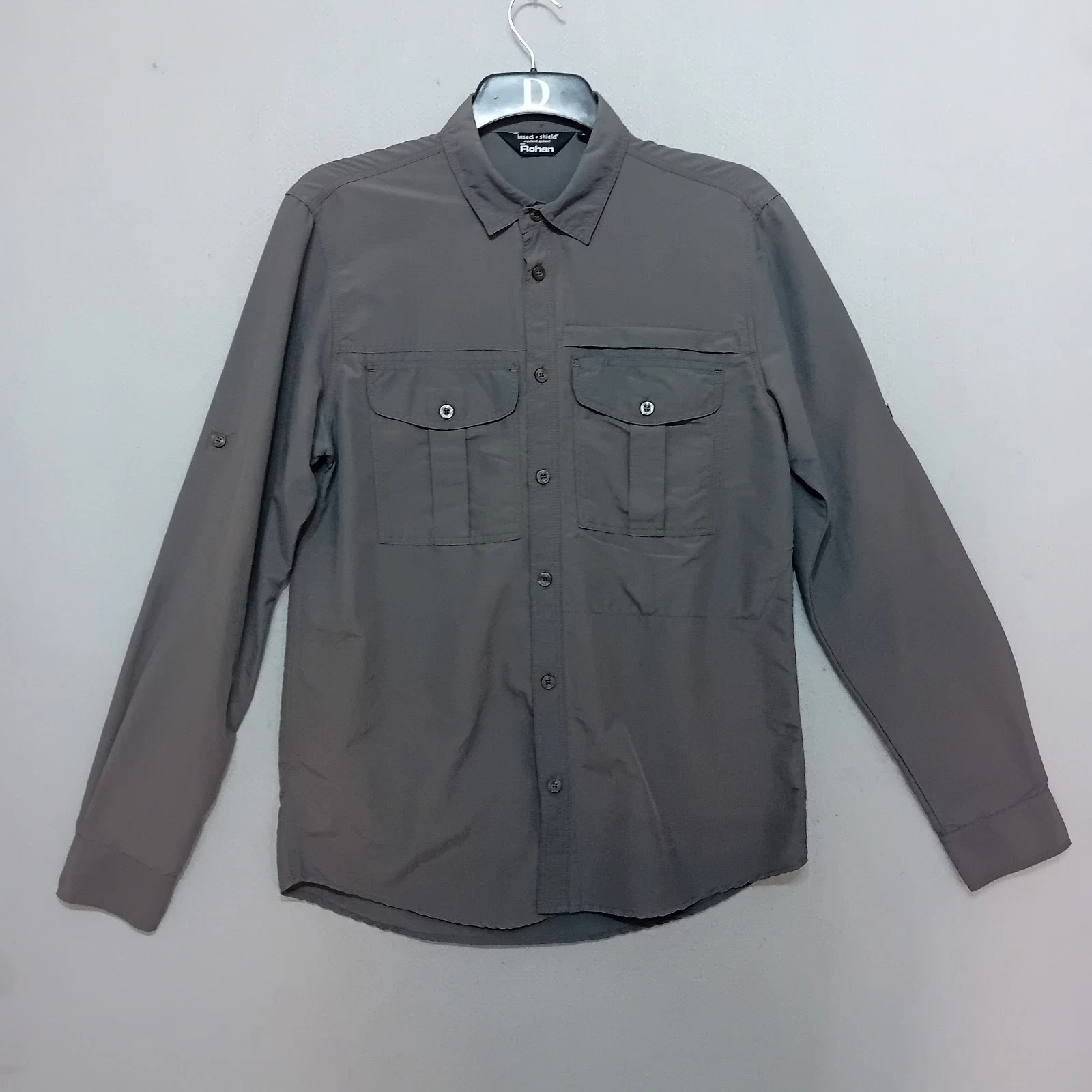 Rohan Shirt Mens Small grey insect Shield Expedition hiking sun Protection
Opens in a new window or 