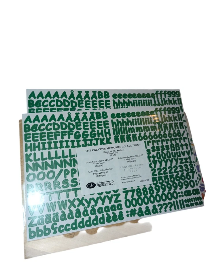 Lot of Creative Memories Stickers Letters Numbers Miscellaneous 23+ Sheets - Image 3 of 4