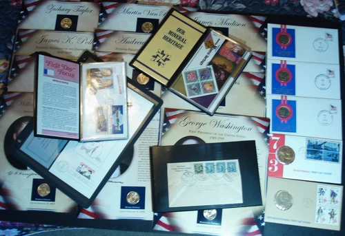 U.S. Collection of Presidents & Susan B. Anthony Coins  Stamps & Stamp Covers