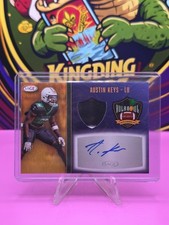 2025 Sage Artistry Football #HBSA-AK Austin Keys (RC Auto Mem) Hula Bowl - MINT