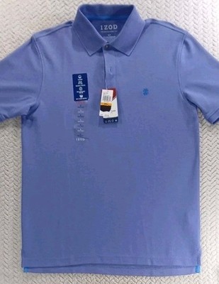 Izod - Advantage Polo Purple - Sz S - Short Sleeve Shirt Quick Dry NEW w/ Tags 