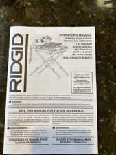 Ridgid 7 Inch Wet Tile Saw with Stand