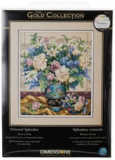 Dimensions Gold Collection Cross Stitch Kit Oriental Splendor 18 Count Beige ...