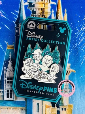 2026 Disney Parks Artist Collection Haunted Mansion Singing Busts Pin LE 4000
