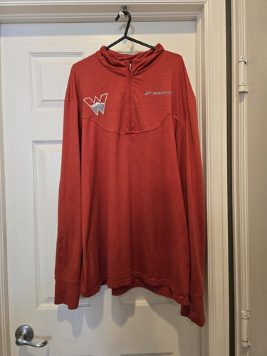 Brooks Equilibrium Performance 1/4 Zip Pocket Pullover Men’s 2XL Burnt Orange - Picture 1 of 5