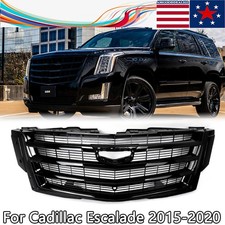For Cadillac Escalade 2015-2020 84661791 Gloss Black Front Upper Grill Grille