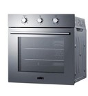 Summit Built-In Convection Wall Oven Silver Stainless Steel