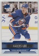 2017-18 Upper Deck Overtime Blue Foil Anders Lee #64 0c3