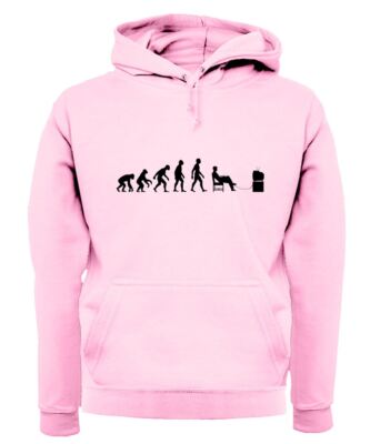 Evolution of Man Gamer - Hoodie / Pullover für Erwachsene - Konsolenspiel Gaming Computer