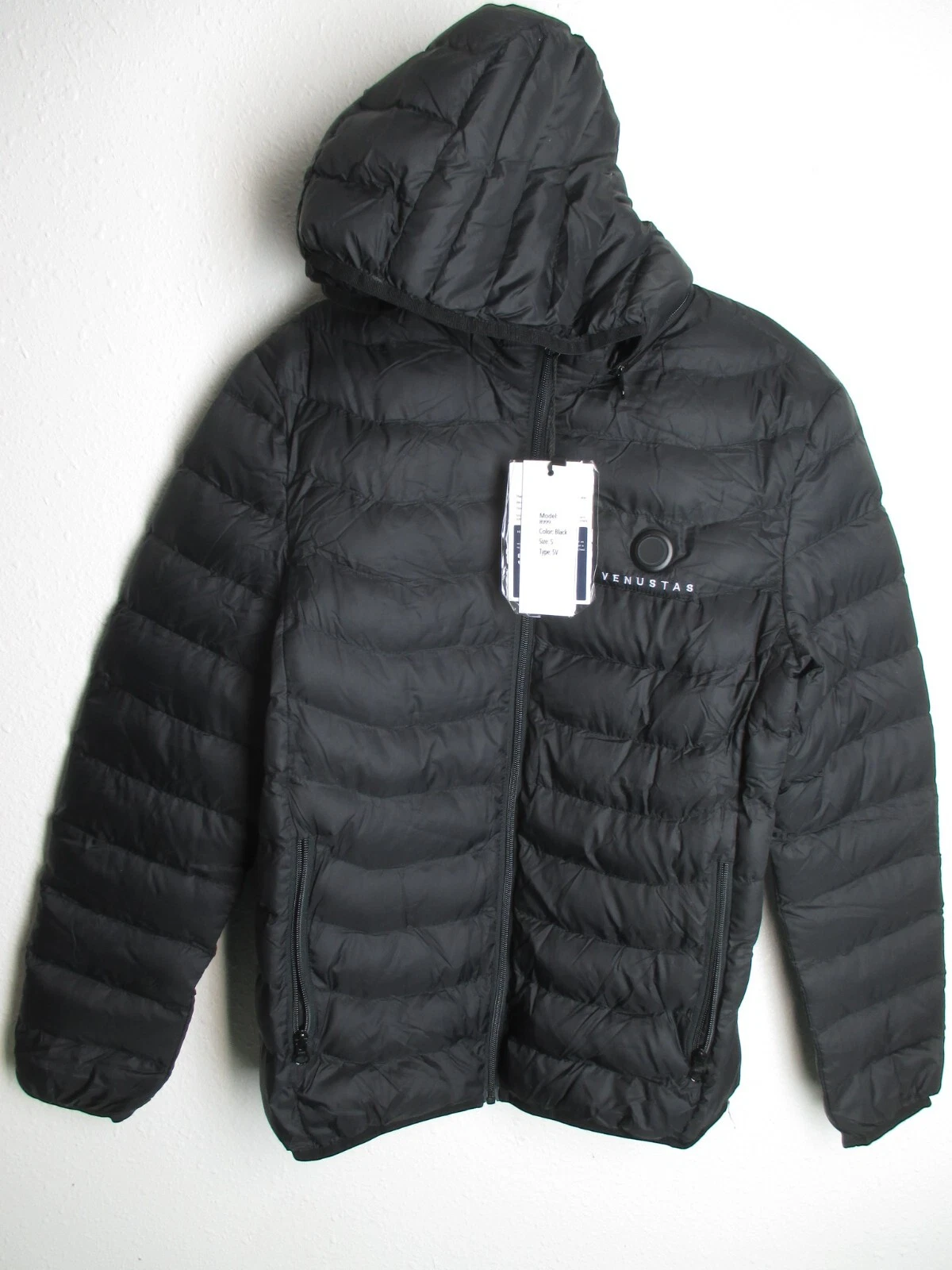 New Venustas heated jacket hooded puffer 5V with battery/charger 8999 Black Warm
Opens in a new wind
