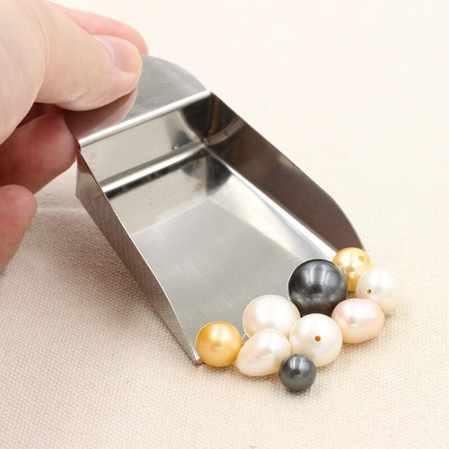 Jewelry Shovel Jewelry Scoop for Pearls Gemstones Diamond Beads Scoop - Picture 2 of 9