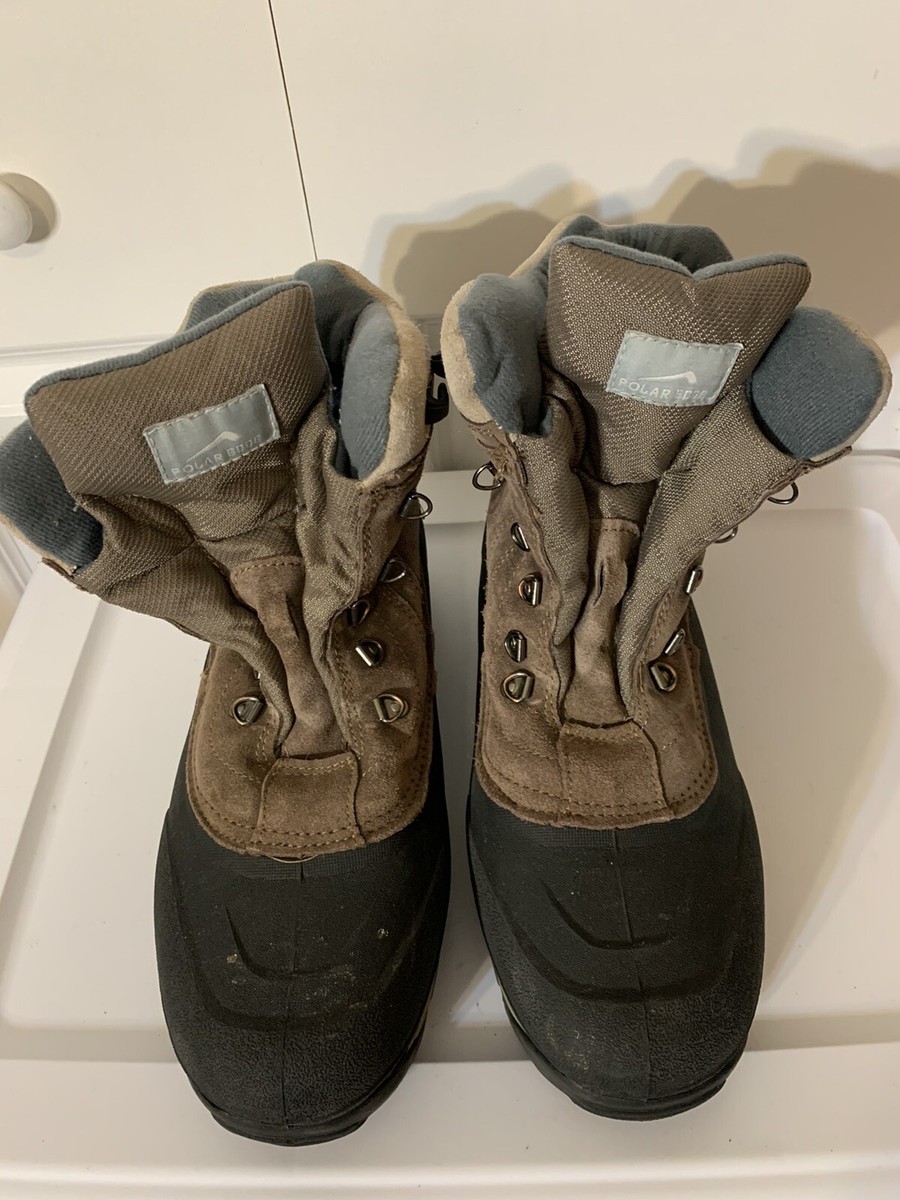 POLAR EDGE Mens Sz 13 Warm Thermolite Winter Snow Boots  display picture 1