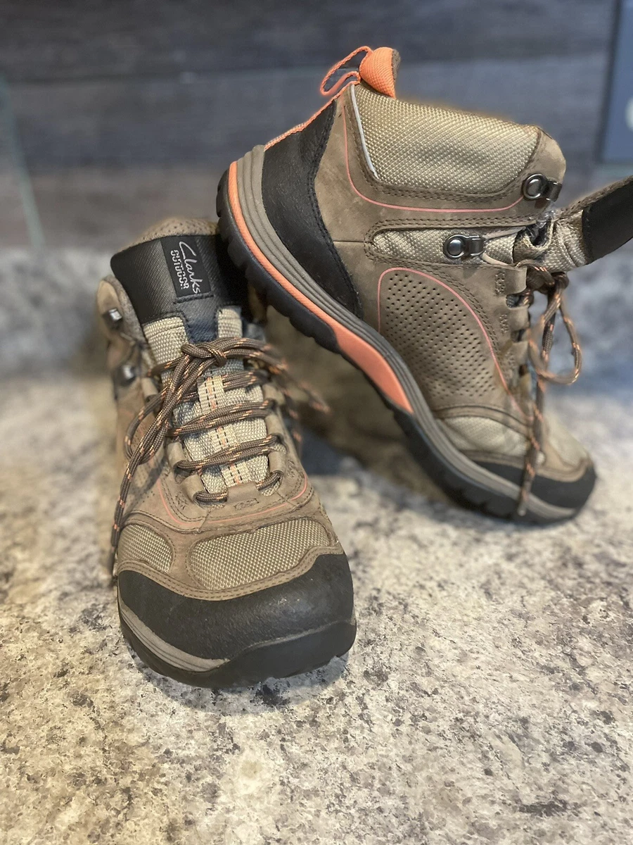 huella Hombre rico Perezoso Clarks Outdoor Gore Tex Tan Brown Athletic Rock Shoes Women&#039;s Size 8.5  | eBay