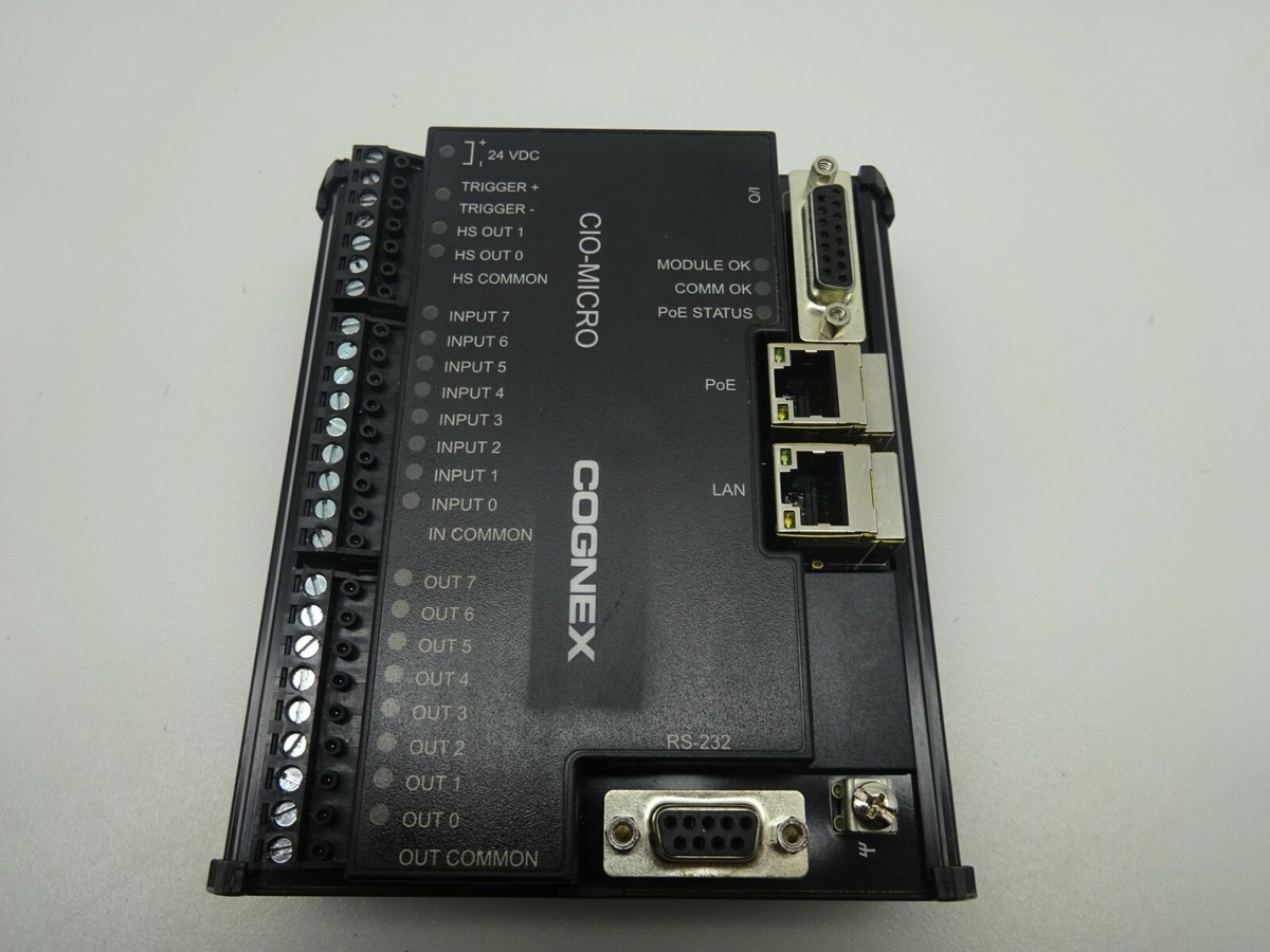 Cognex CIO Micro Module 821-0016-2R B In Sight I/O Module Cognex CIO Micro Module 821-0016-2R B In Sight I/O Module