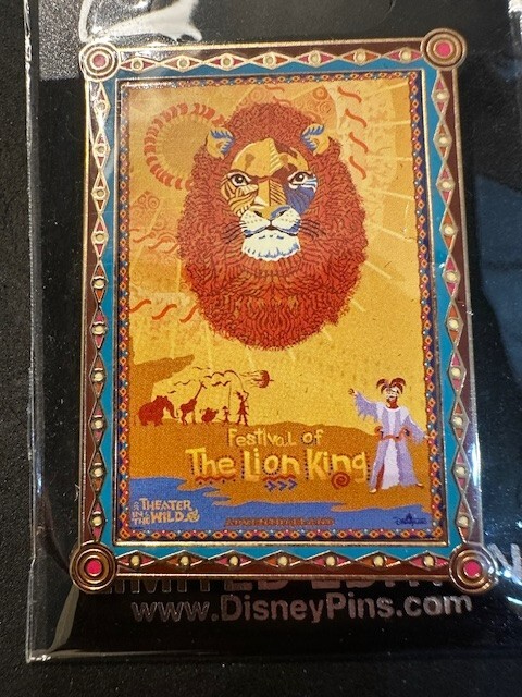 Disney Animal Kingdom Poster Pin Festival of the Lion King WDI Pin
