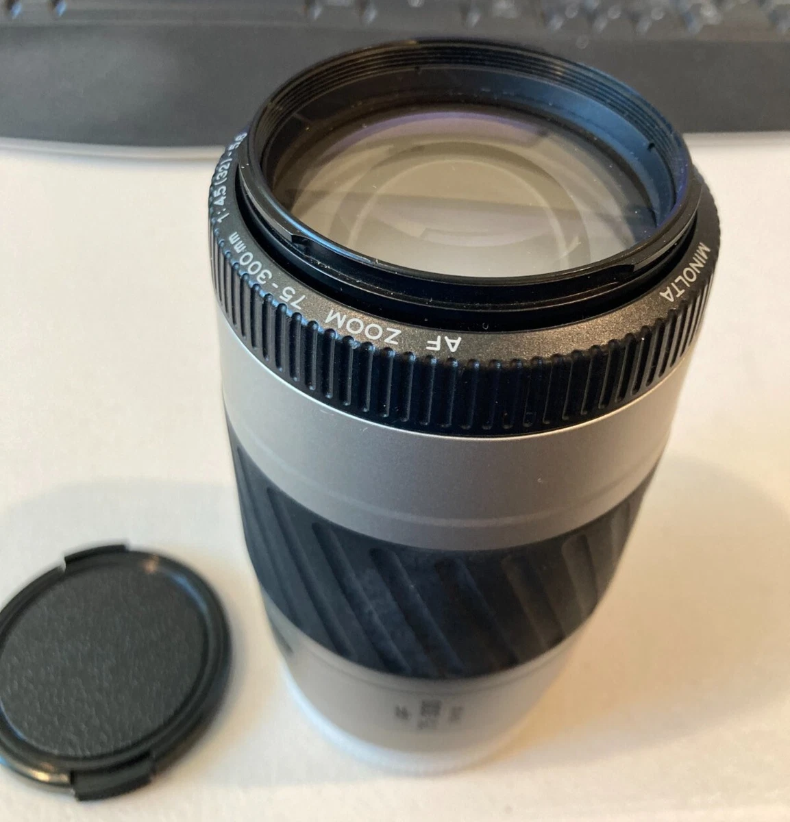 Minolta 75-300mm DVII Macro f4.5-5.6 Lens f/Minolta & Sony A (Silver Barrel)