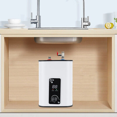 #ad 8L Electric Mini Tank Water Heater Instant Hot Water 1500W Compact Design $81.98