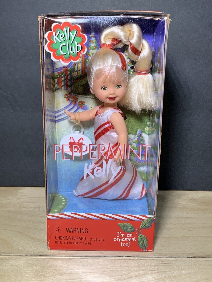 Mattel Barbie Kelly Club I'm an ornament too! Peppermint Kelly