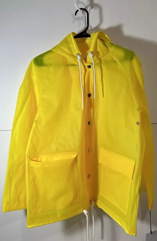 $150 UGG Womens Hutton Rain Jacket Yellow Waterproof Sz XL Fall Spring  Brand New