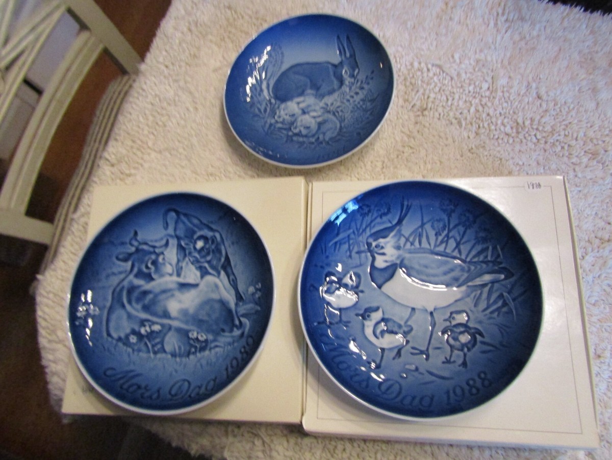B&G Bing & Grondahl Mothers Day Collector Plate Denmark 1988 1989